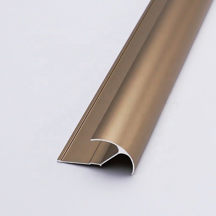 electroforesis cepillada de aluminio del ajuste de la teja de 6m m Chrome