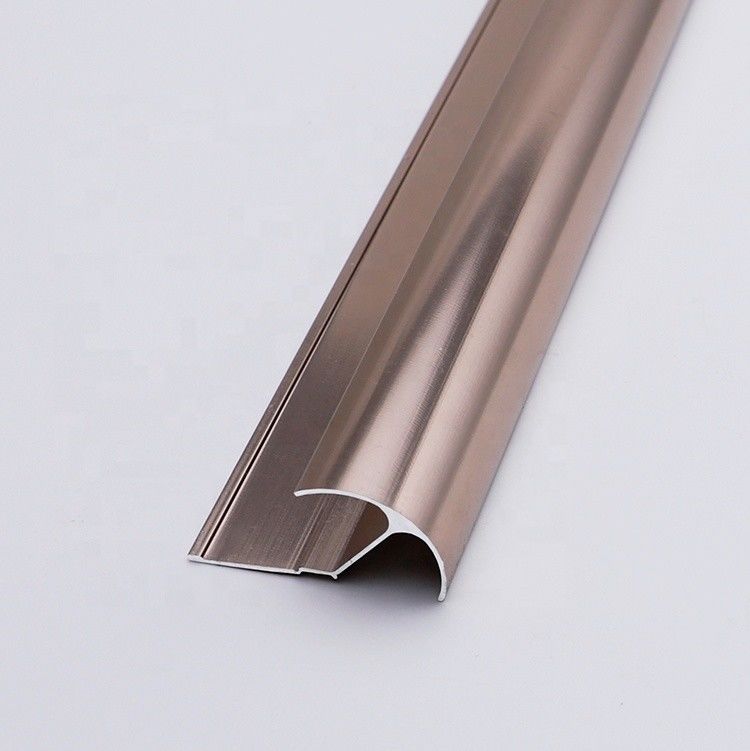 electroforesis cepillada de aluminio del ajuste de la teja de 6m m Chrome