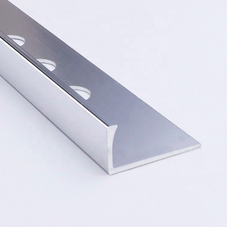 aluminio del ajuste de la teja del borde del cuadrado de Chrome del cinc de los 2.7m