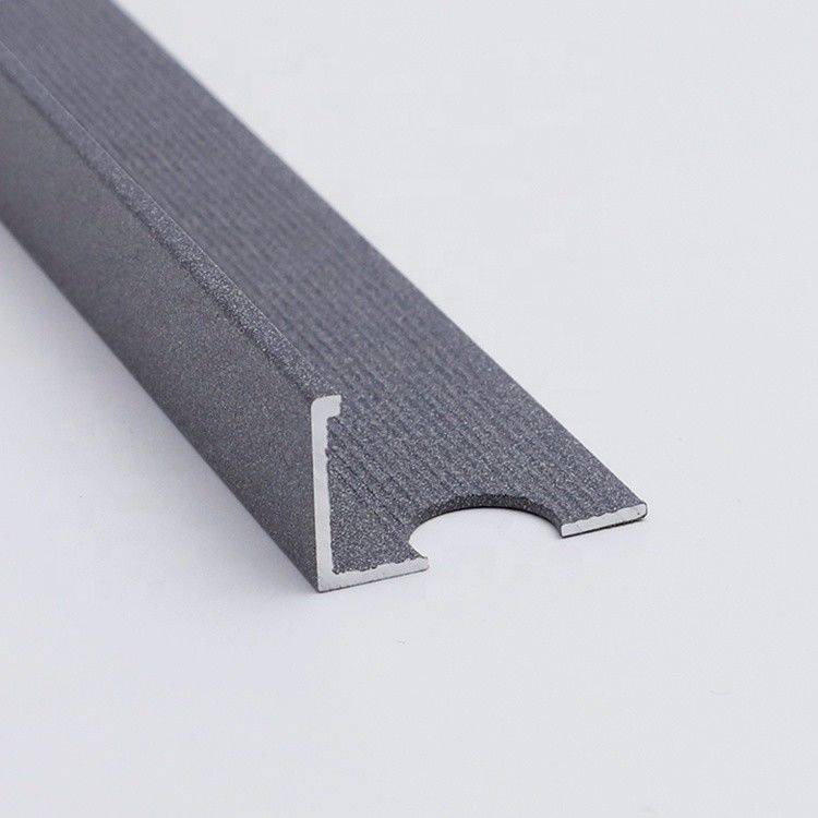 aluminio del ajuste de la teja del borde del cuadrado de Chrome del cinc de los 2.7m