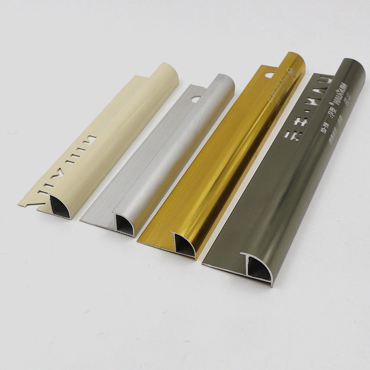 T de anodización forma el ajuste de aluminio de aluminio del borde del cuadrado del ajuste el 1.8m de la teja
