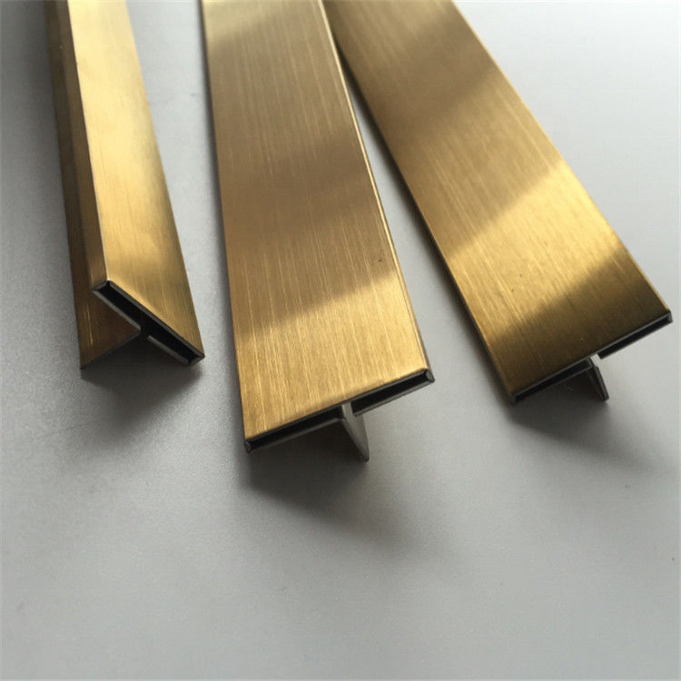 Ajuste de aluminio de plata de acero inoxidable 8m m de la teja del oro de T 10m m