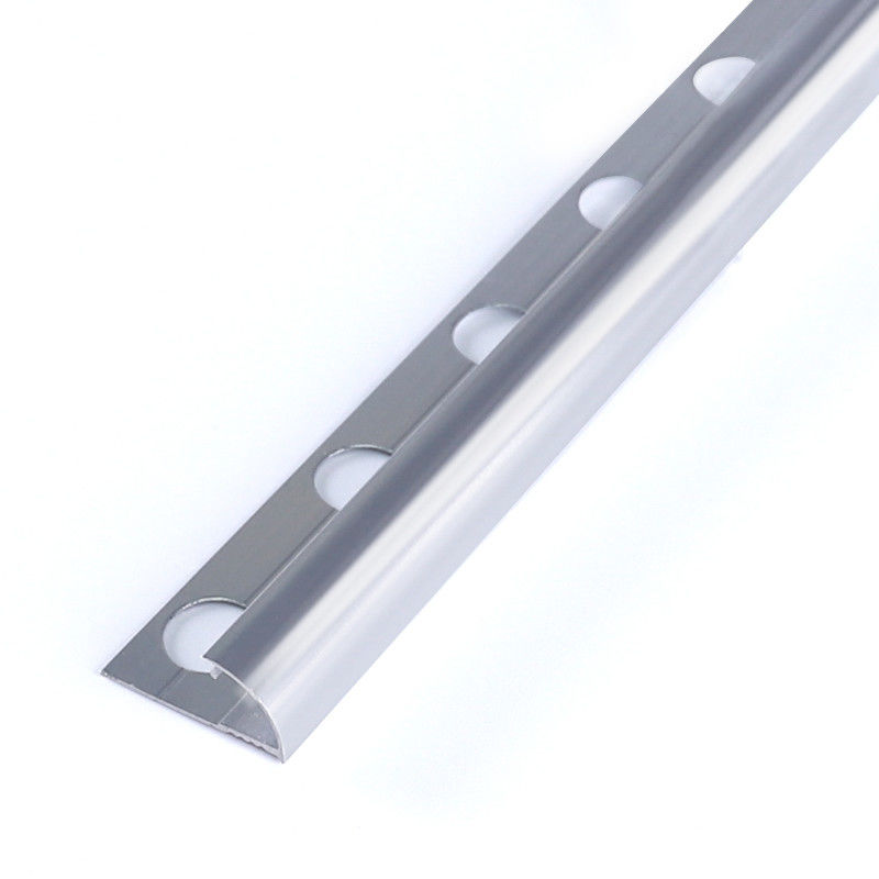 Ajuste anodizado 10m m del borde del metal del SGS para la baldosa cerámica el 1.8m
