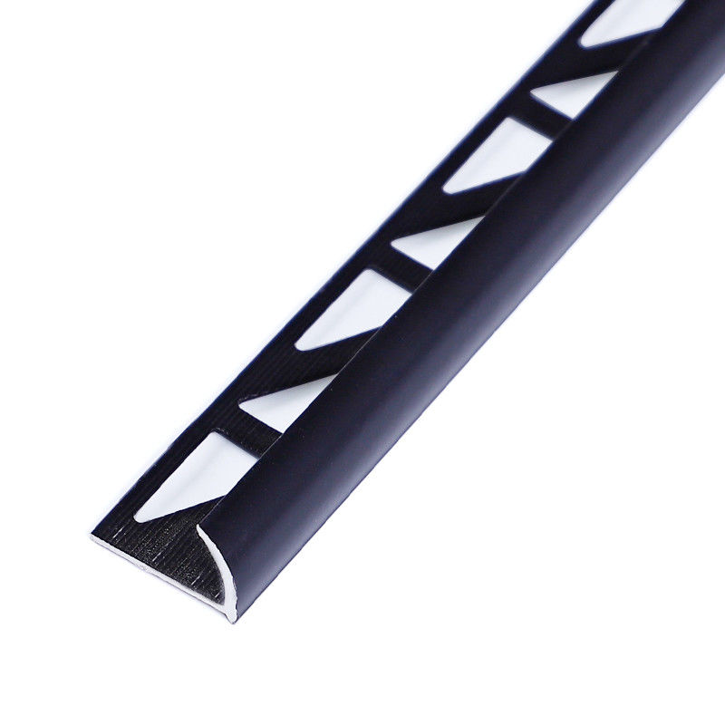 Ajuste anodizado 10m m del borde del metal del SGS para la baldosa cerámica el 1.8m