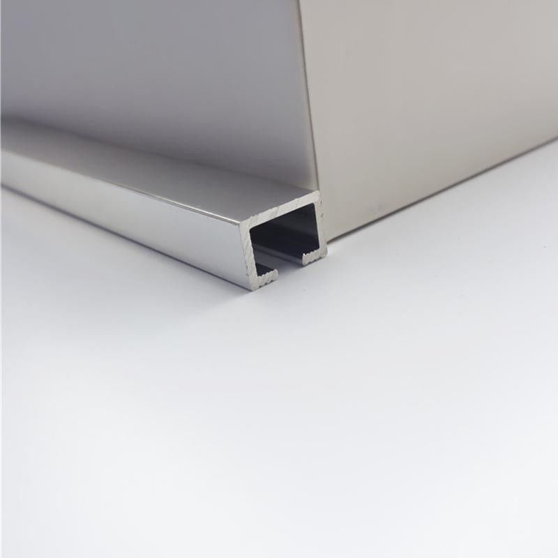 Oro en forma de L de aluminio ISO9001 del cepillo del ajuste de 10M M