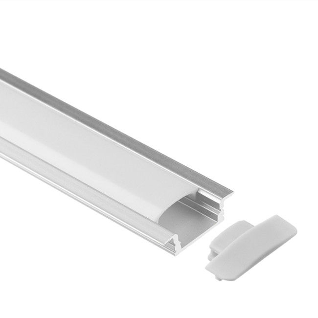 Canal de aluminio ahuecado del perfil de 12m m LED para la tira del LED