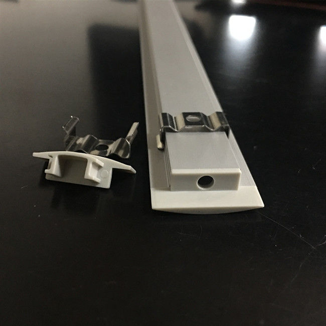 Canal de aluminio ahuecado del perfil de 12m m LED para la tira del LED