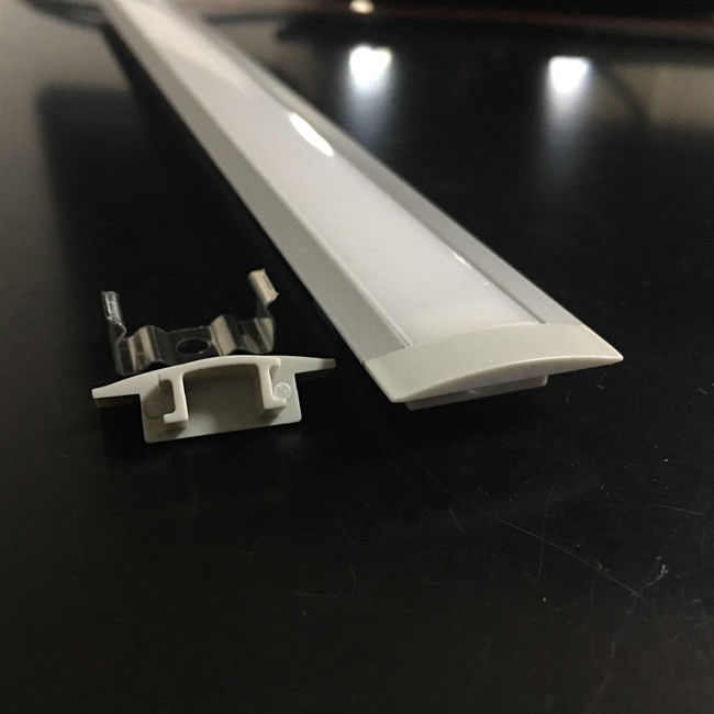 Canal de aluminio ahuecado del perfil de 12m m LED para la tira del LED