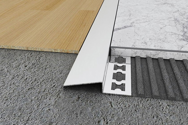 Tiras de transición de aluminio del piso del ajuste de la teja del hotel